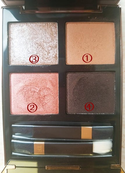 アイ カラー クォード/TOM FORD BEAUTY/アイシャドウパレットを使ったクチコミ(2枚目)