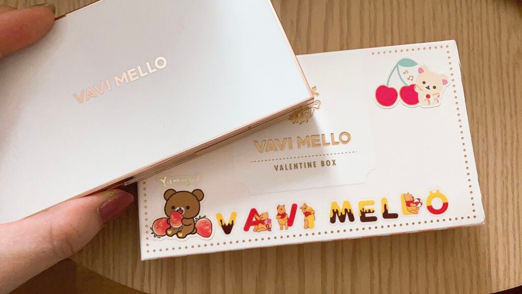 バレンタインボックス/VAVI MELLO/アイシャドウパレットを使ったクチコミ(1枚目)