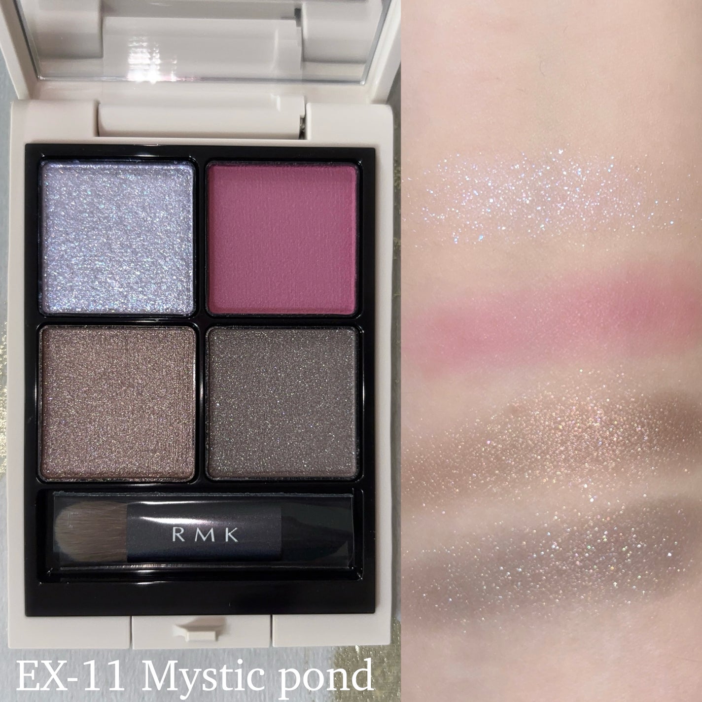 RMK シンクロマティック アイシャドウパレット/RMK/アイシャドウパレットを使ったクチコミ(2枚目)