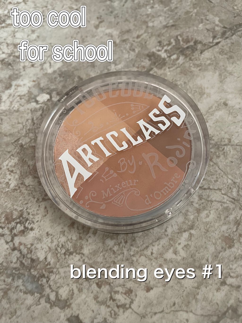 ARTICLASS BLENDING EYES/too cool for school/アイシャドウパレットを使ったクチコミ(1枚目)
