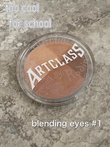 ARTICLASS BLENDING EYES/too cool for school/アイシャドウパレットを使ったクチコミ（1枚目）