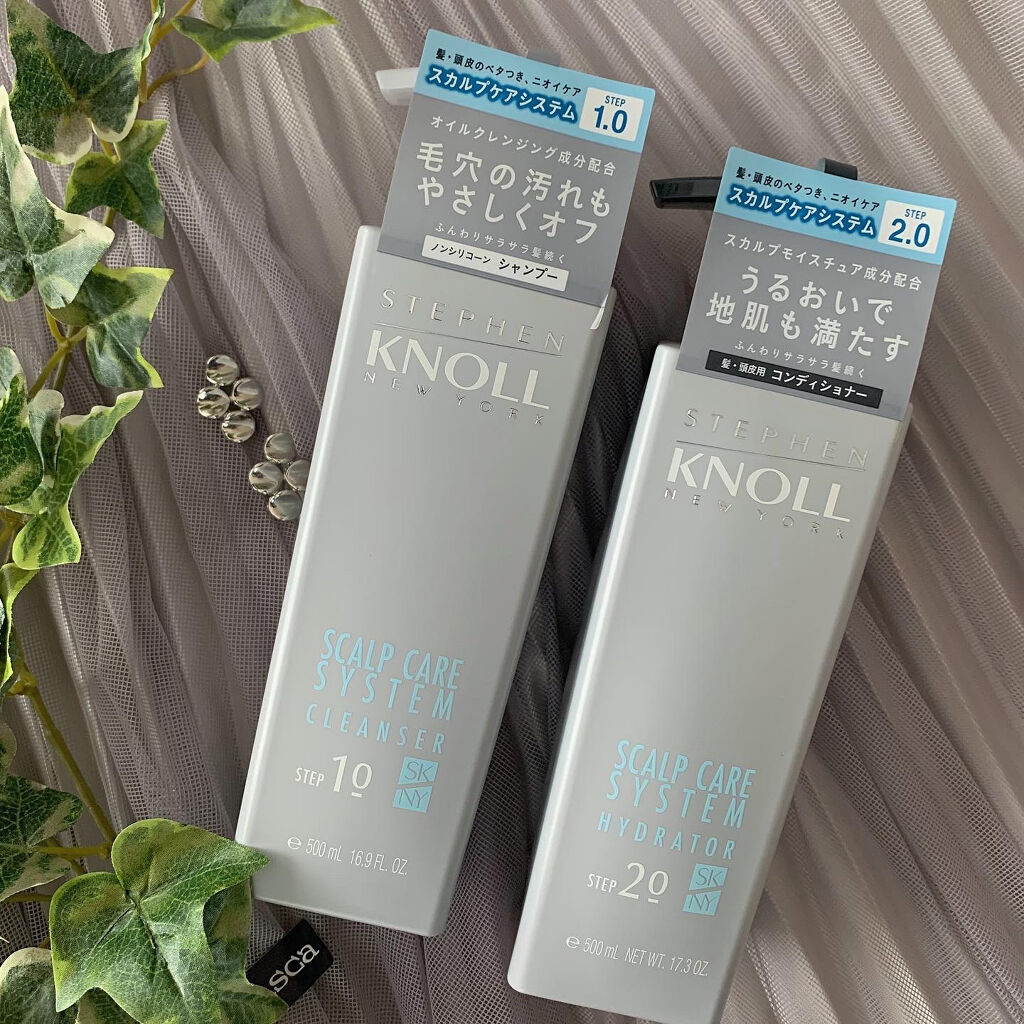スカルプケアシステム クレンザー/ハイドレーター/スティーブンノル ニューヨーク/市販シャンプーを使ったクチコミ（1枚目）