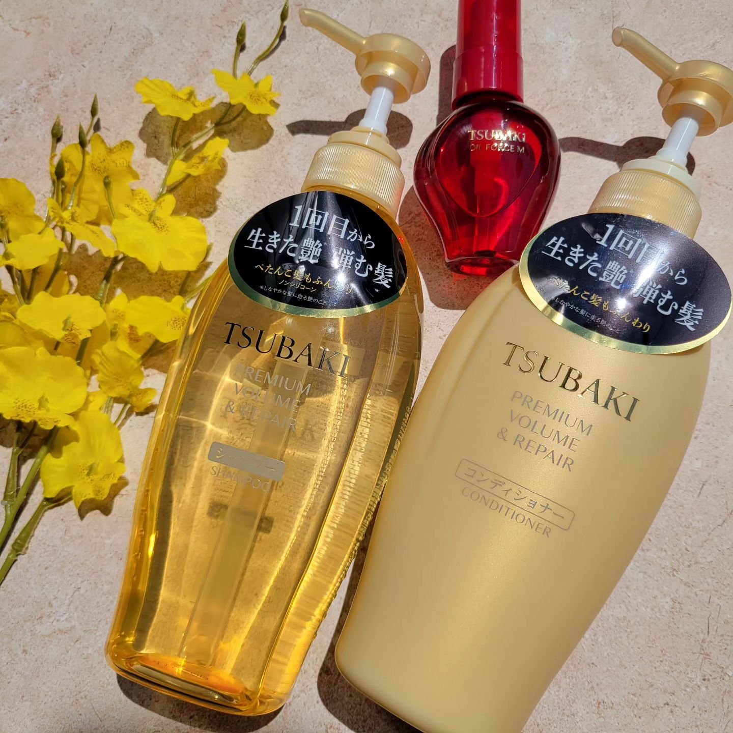 TSUBAKI プレミアム ボリューム＆リペア シャンプー/コンディショナー/TSUBAKI/市販シャンプーを使ったクチコミ（1枚目）