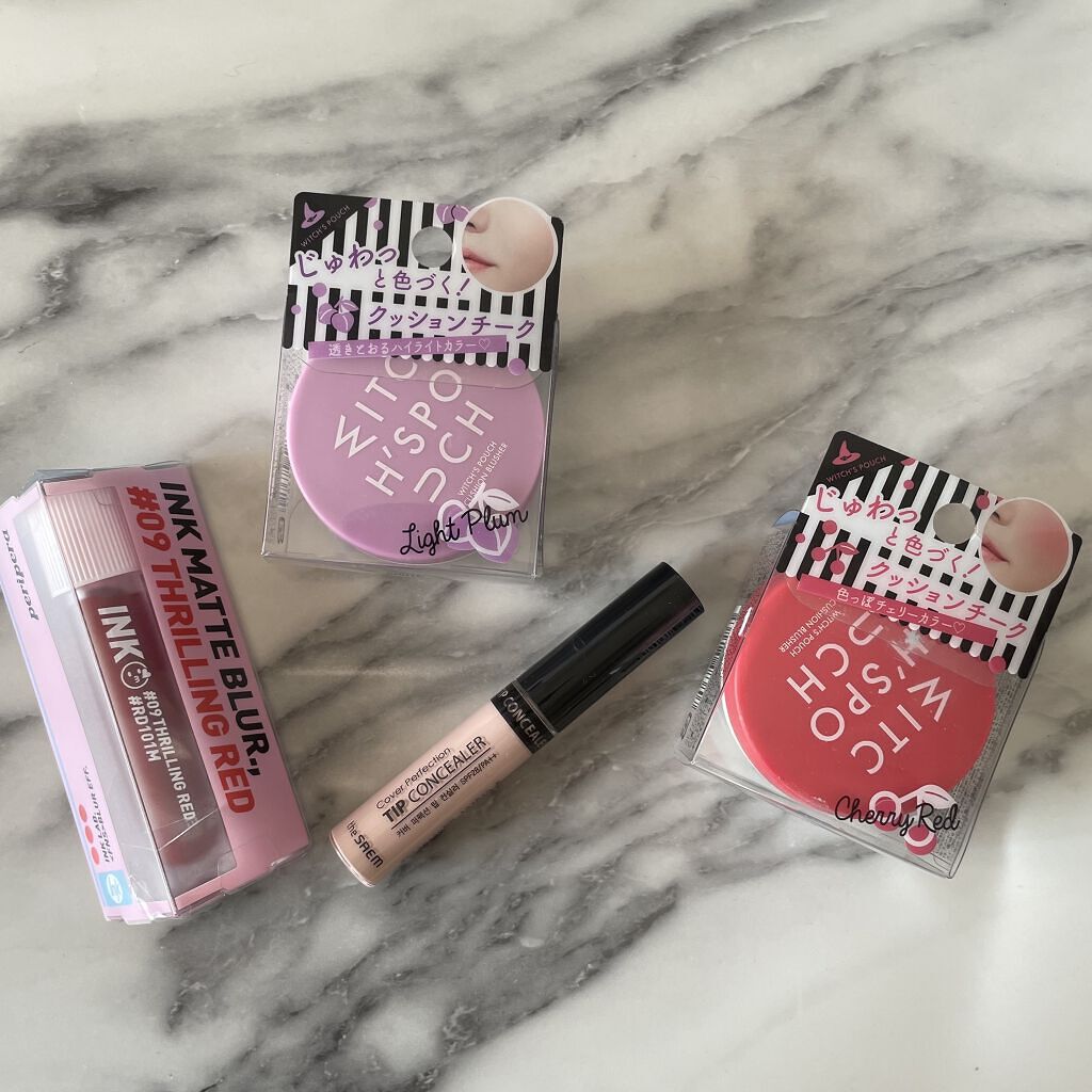 クッションブラッシャー/Witch's Pouch/ジェル・クリームチークを使ったクチコミ（1枚目）