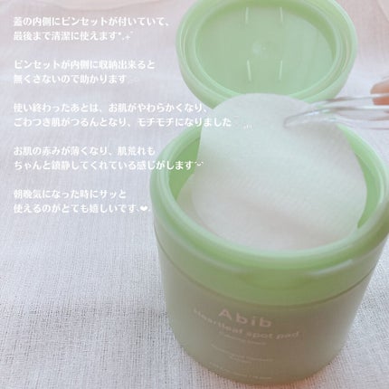 ドクダミカーミングタッチスポットパッド/Abib /トナーパッドを使ったクチコミ(6枚目)
