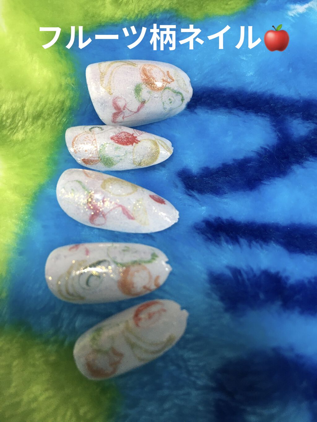 しずくネイルシール/キャンドゥ/ネイルシールを使ったクチコミ（1枚目）