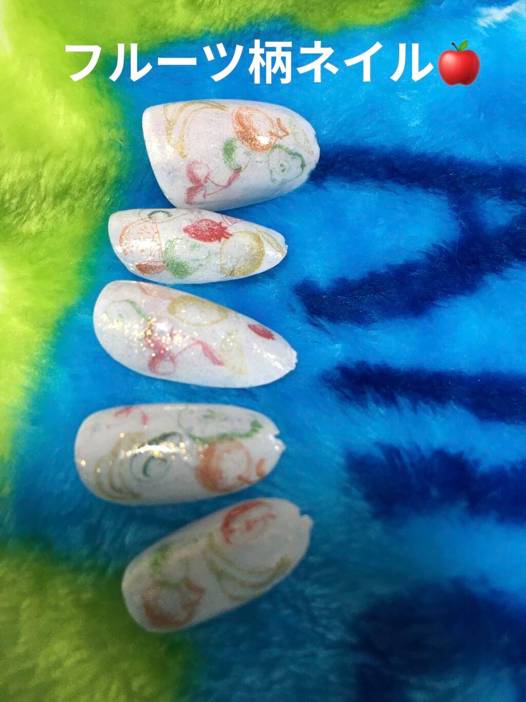 しずくネイルシール/キャンドゥ/ネイルシールを使ったクチコミ(1枚目)