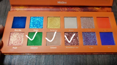 urban imager eye shadow palette/MISTINE/アイシャドウパレットを使ったクチコミ（3枚目）