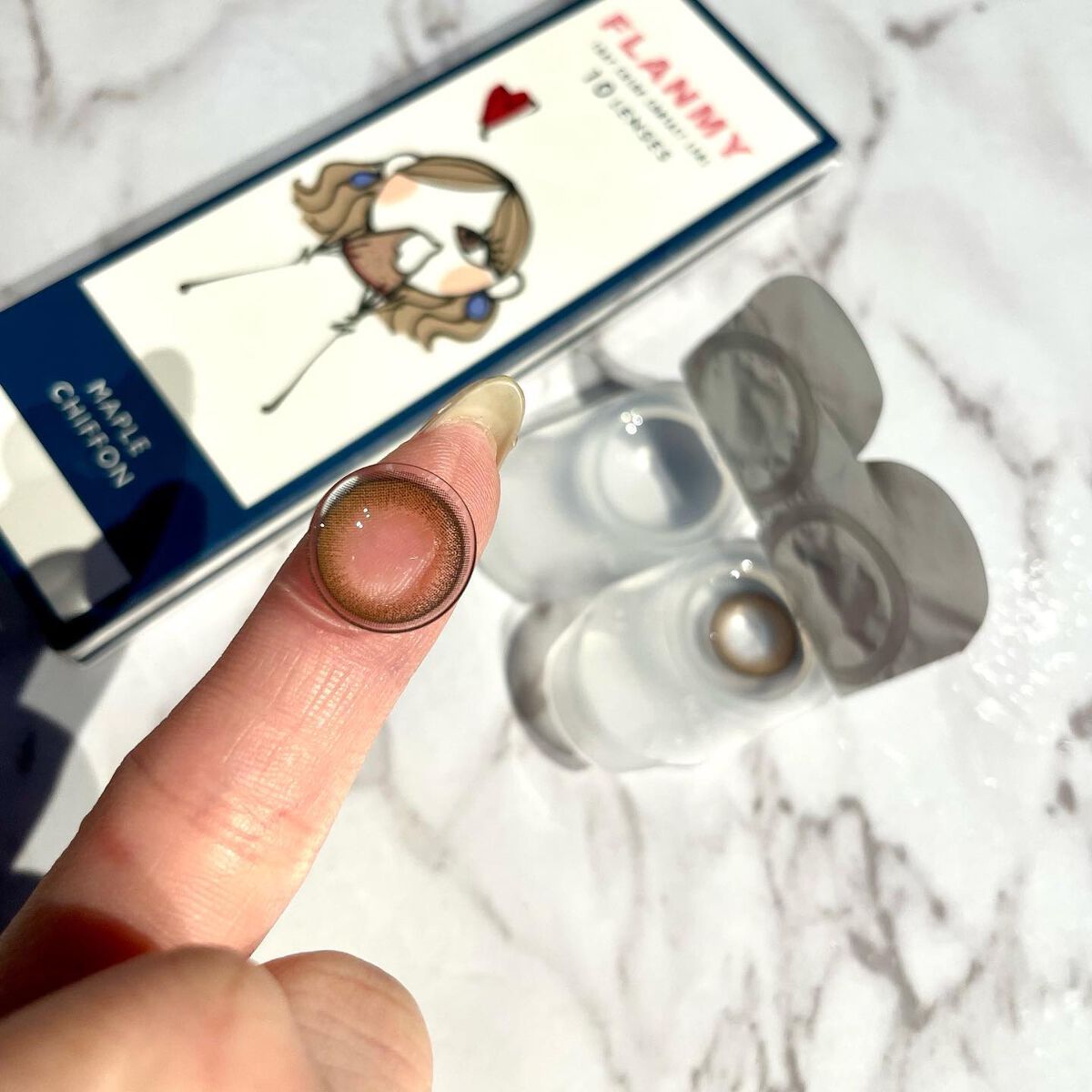 FLANMY 1day/FLANMY/ワンデー（１DAY）カラコンを使ったクチコミ（3枚目）