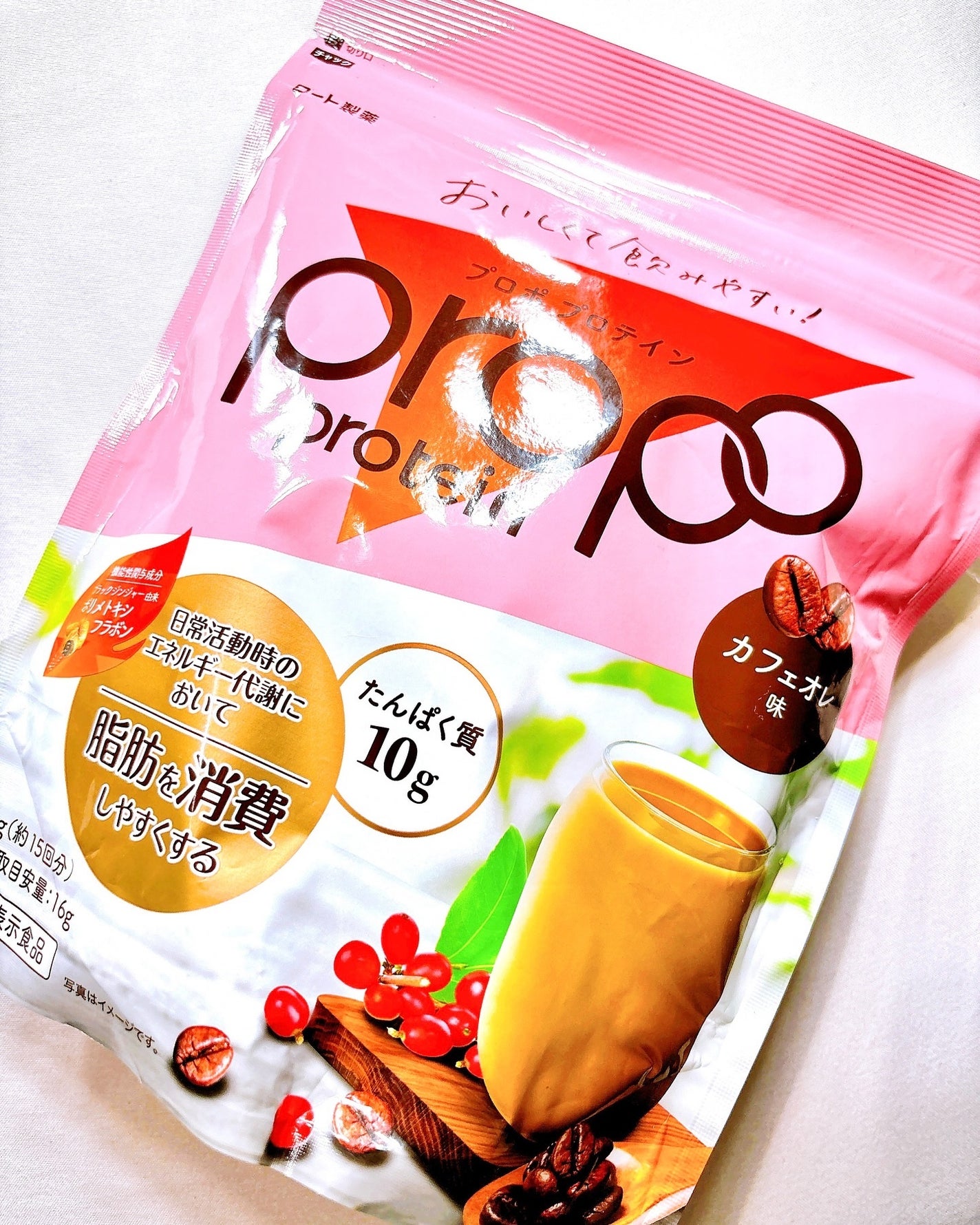 プロポ プロテイン(カフェオレ味)/ロート製薬/その他プロテインを使ったクチコミ(5枚目)