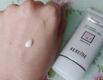 スーパーサンシールド ブライトフィット/ACSEINE/日焼け止めミルクを使ったクチコミ(2枚目)