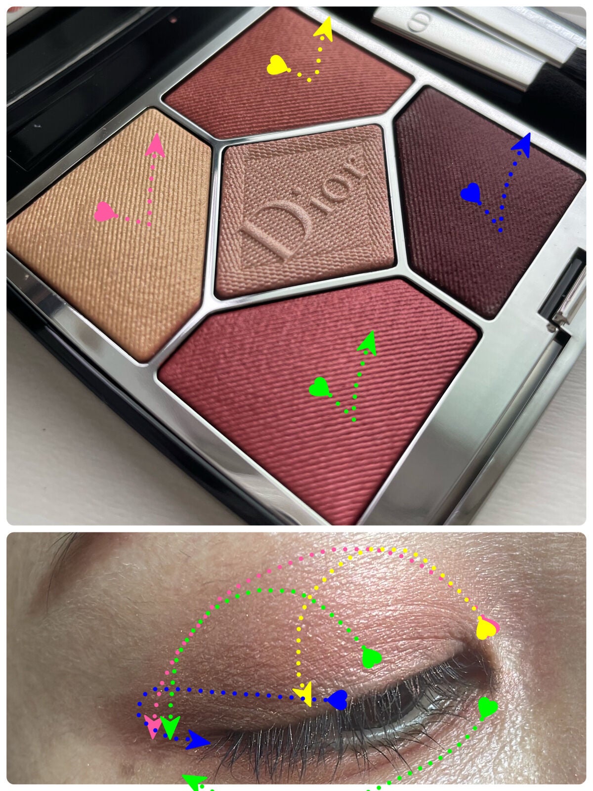 【旧】サンク クルール クチュール/Dior/アイシャドウパレットを使ったクチコミ(3枚目)