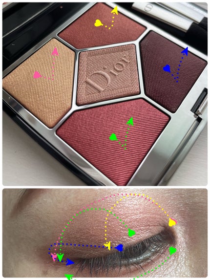 【旧】サンク クルール クチュール/Dior/アイシャドウパレットを使ったクチコミ(3枚目)
