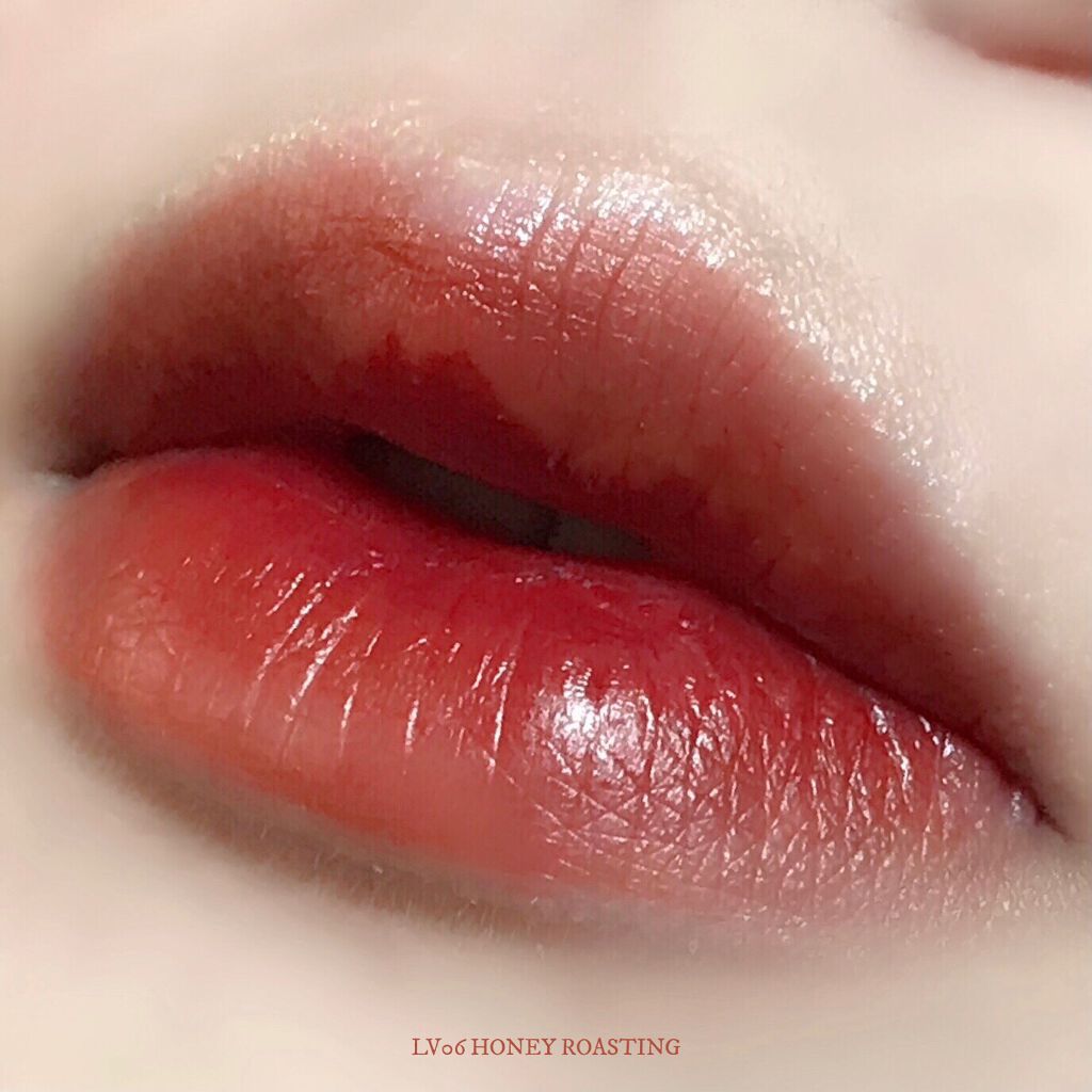 ドリップホットウォーターティント/BLACK ROUGE/リップティントを使ったクチコミ（2枚目）