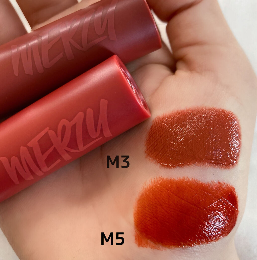 バイト ザ ビート メロウ ティント M5 ヘイキャンディー/MERZY/リップティントを使ったクチコミ（2枚目）