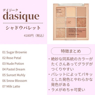 シャドウパレット/dasique/パウダーアイシャドウを使ったクチコミ（1枚目）