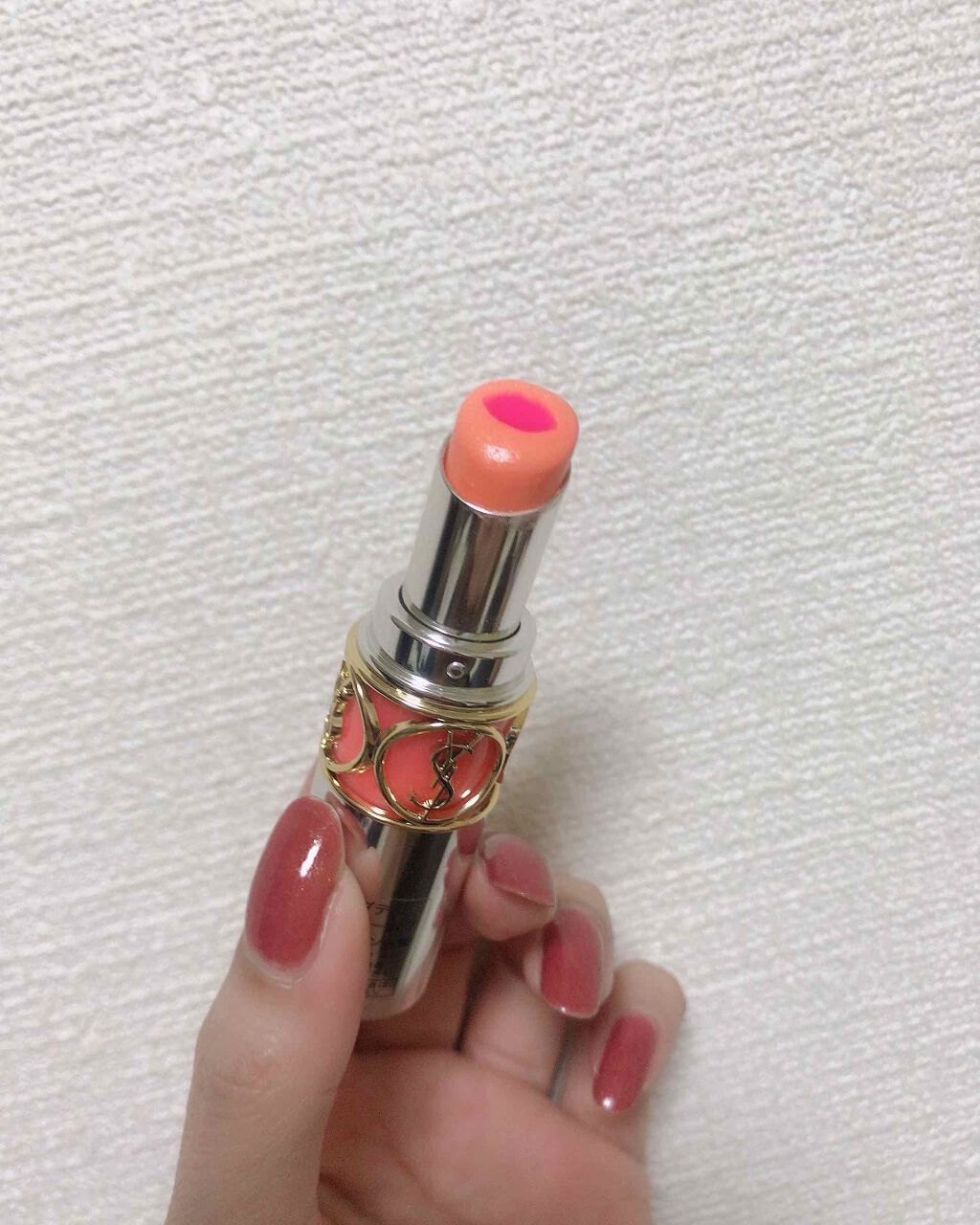 ヴォリュプテ ティントインバーム/YVES SAINT LAURENT BEAUTE/口紅を使ったクチコミ（2枚目）