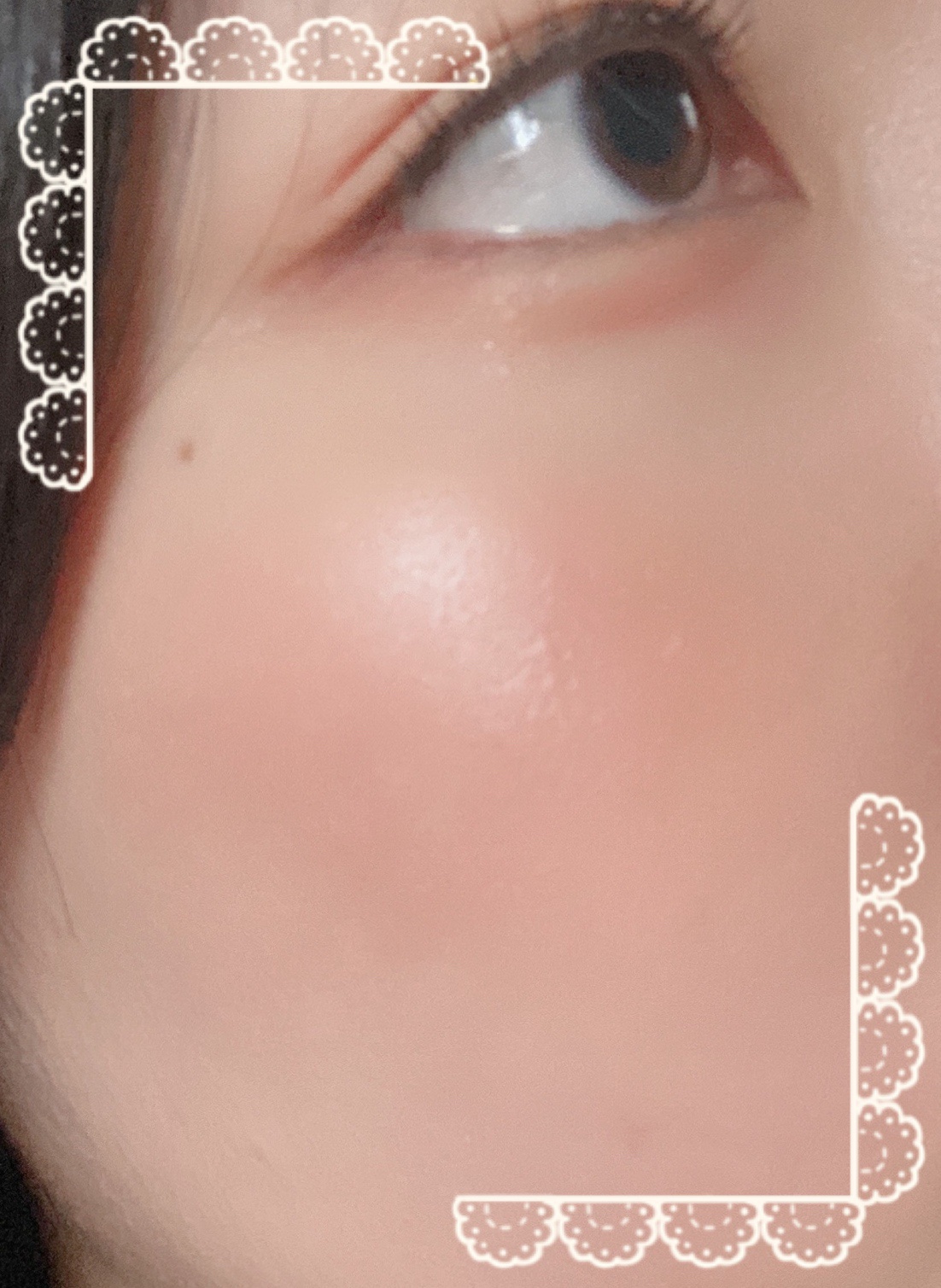 パウダー チーク/ちふれ/パウダーチークを使ったクチコミ（3枚目）