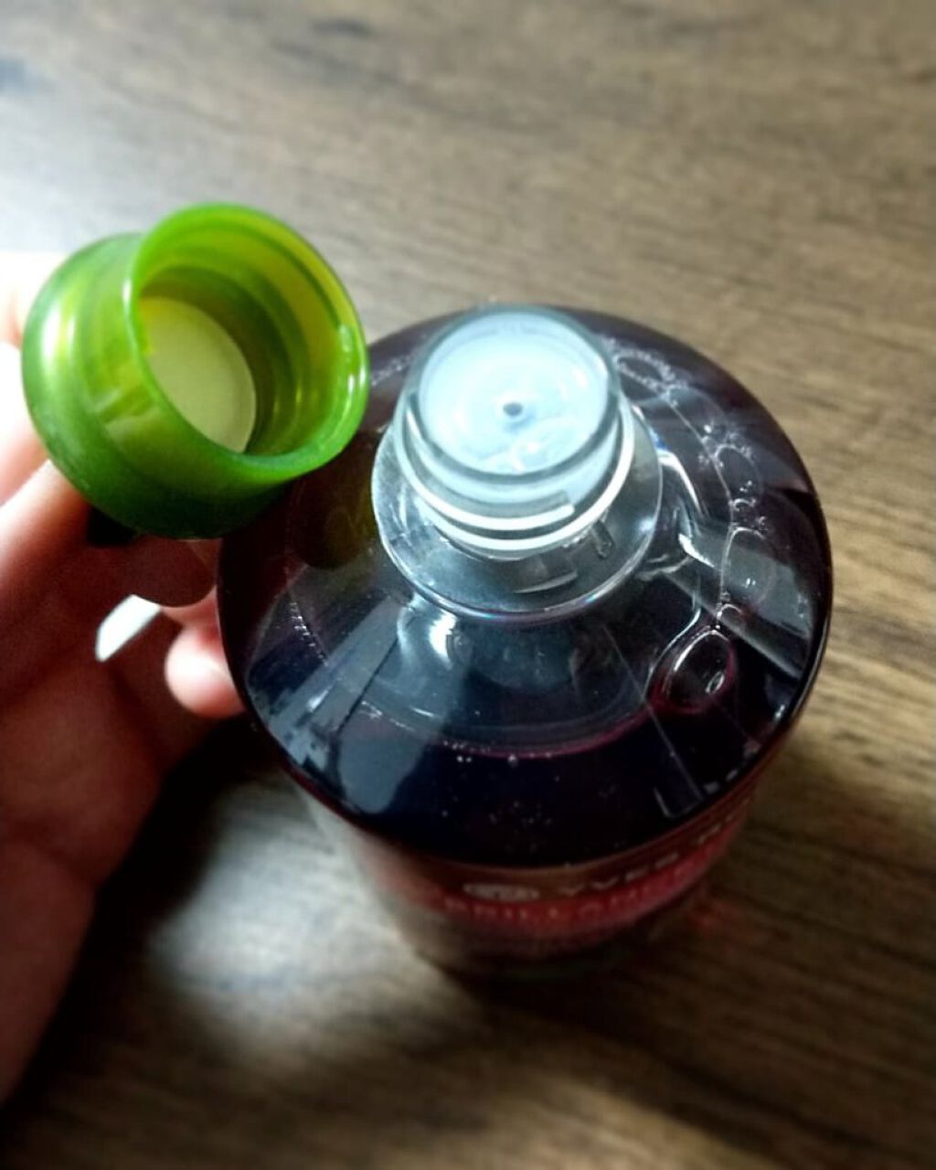 リンシングビネガー シルキーシャイン さらキララズベリー/イヴ・ロシェ/洗い流すヘアトリートメントを使ったクチコミ（2枚目）