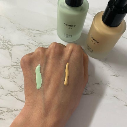 ヴィーガン カラーファンデーション/Veauty by THE_B/リキッドファンデーションを使ったクチコミ(3枚目)