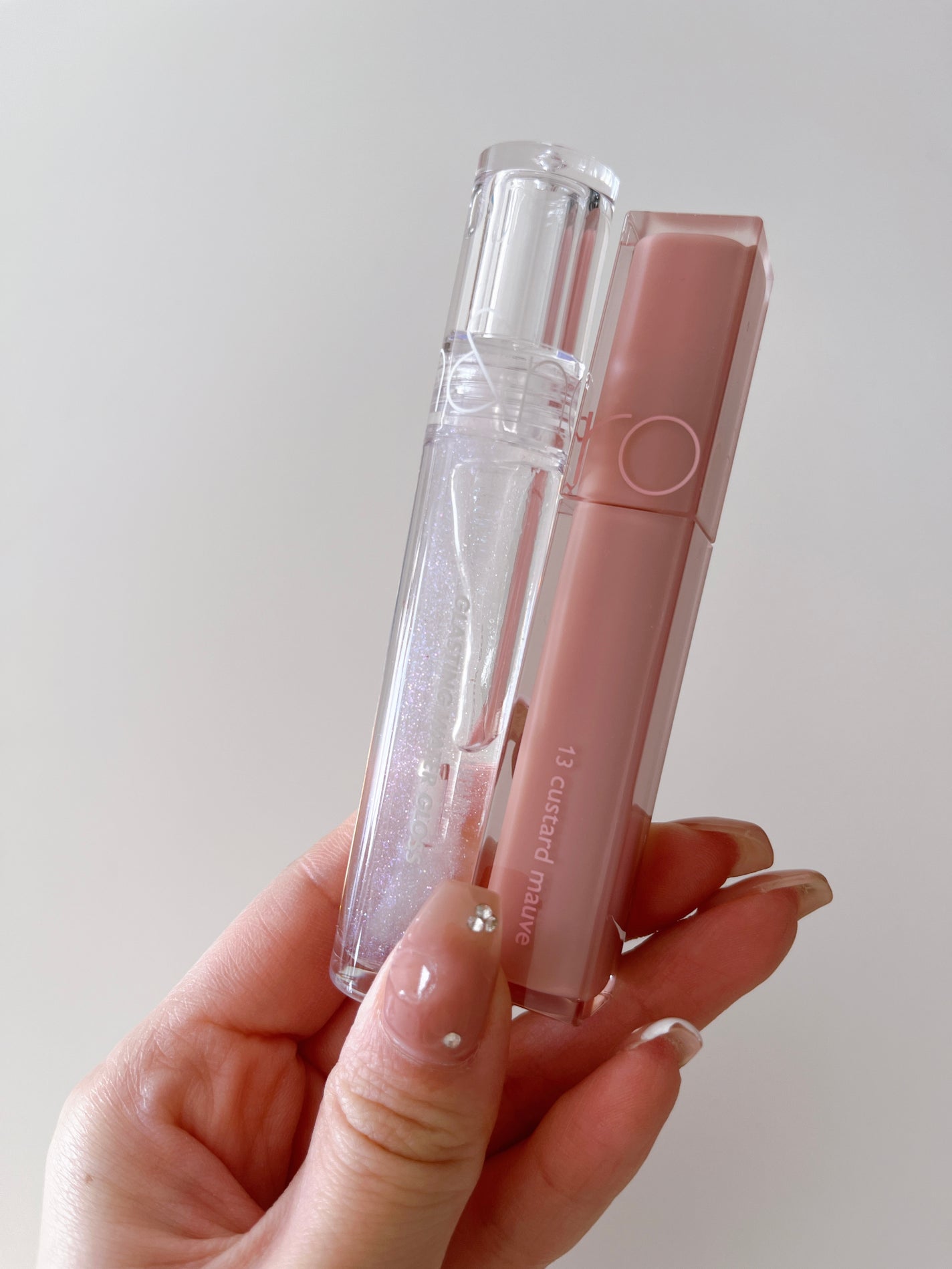 グラスティングウォーターグロス/rom&nd/リップグロスを使ったクチコミ(2枚目)