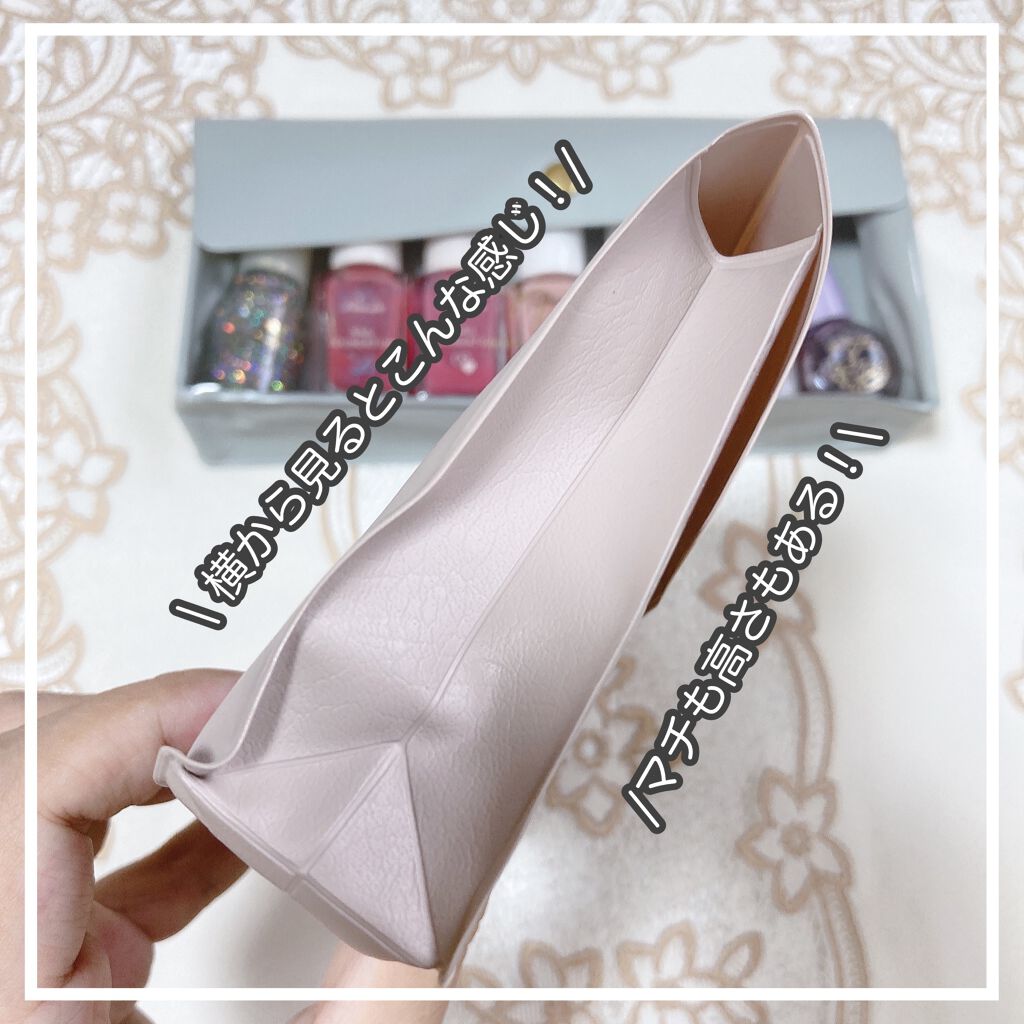 マニキュア整理ケース/DAISO/ネイル用品を使ったクチコミ(2枚目)