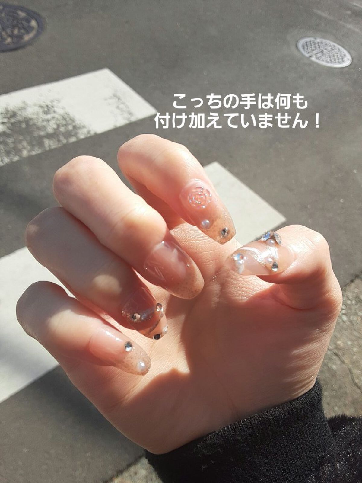 ネイルパーツ/セリア/ネイルチップ・パーツを使ったクチコミ（3枚目）