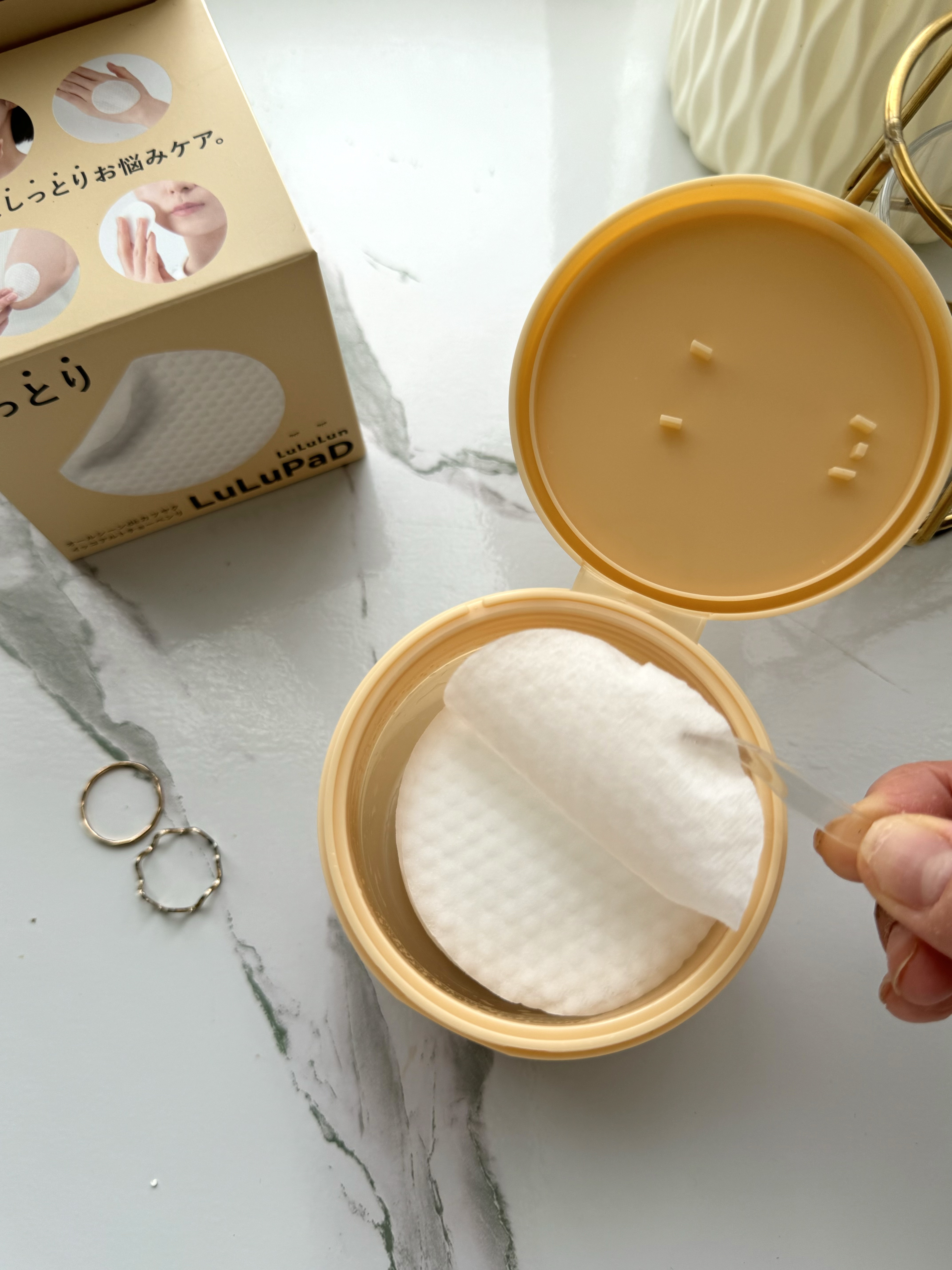 ルルルン トナーパッド MOIST（コットンフラワーの香り）/ルルルン/トナーパッドを使ったクチコミ（2枚目）