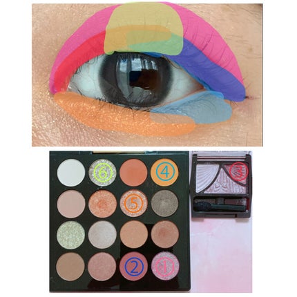 ジューシーピュアアイズ/キャンメイク/アイシャドウパレットを使ったクチコミ(4枚目)