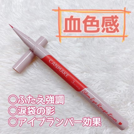 3wayスリムアイルージュライナー/キャンメイク/リキッドアイライナーを使ったクチコミ(2枚目)