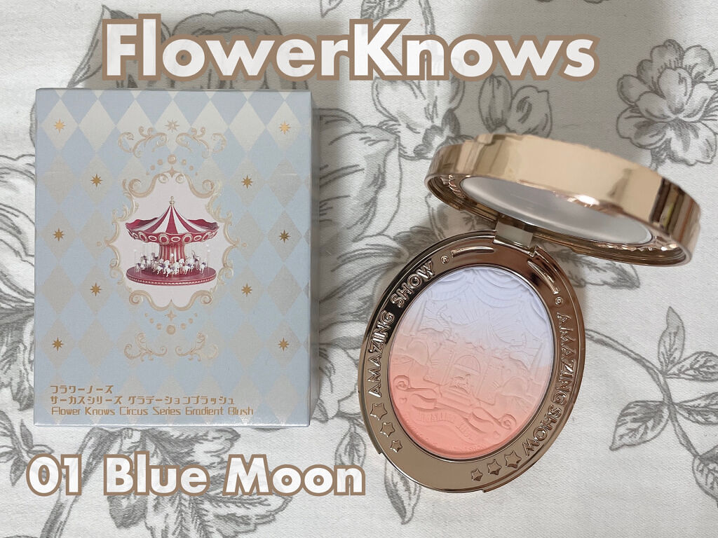 サーカスシリーズ グラデーションブラッシュ  01 Blue Moonlight/FlowerKnows/パウダーチークを使ったクチコミ（1枚目）