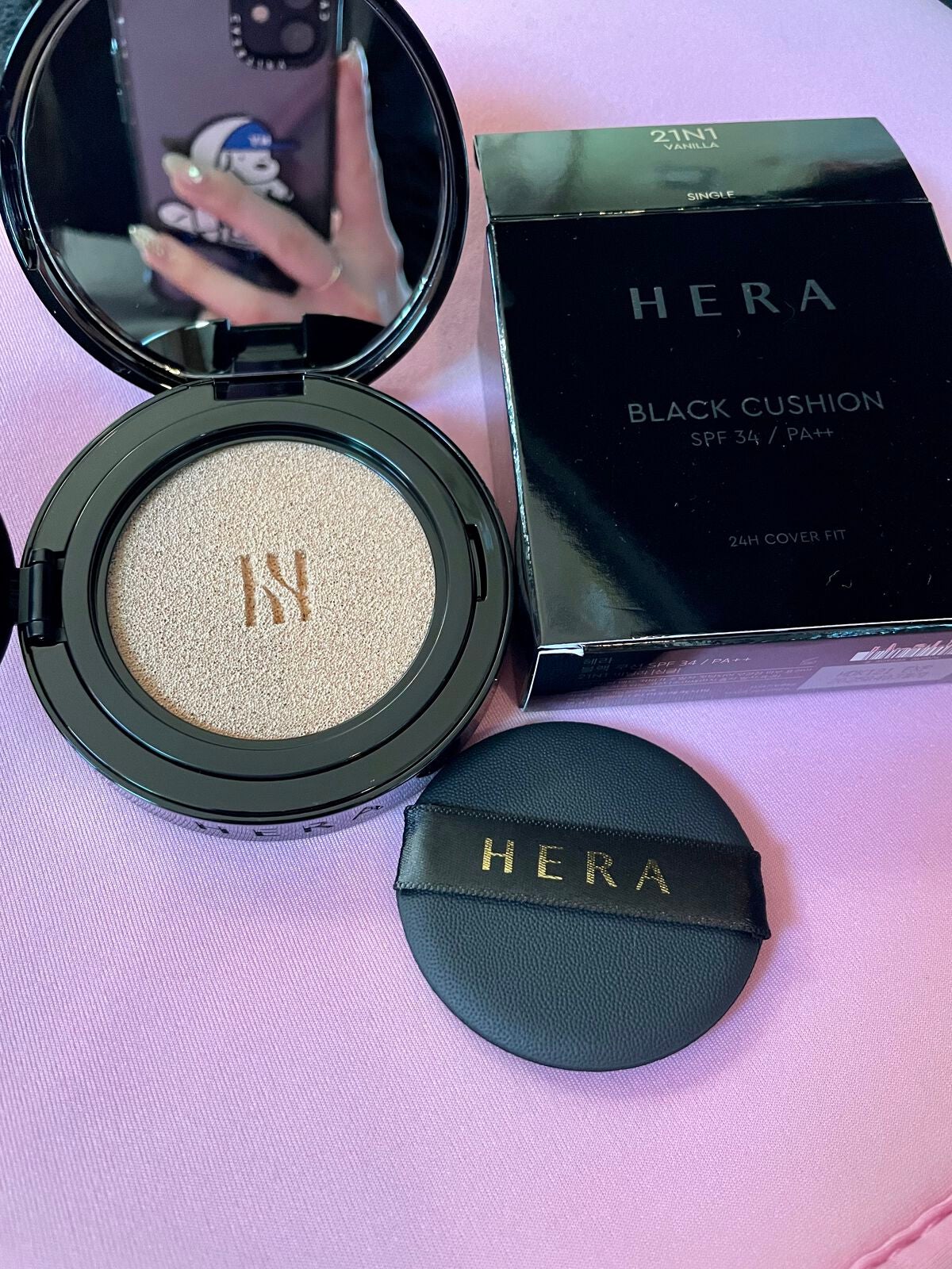 ブラック クッション/HERA/クッションファンデーションを使ったクチコミ(1枚目)
