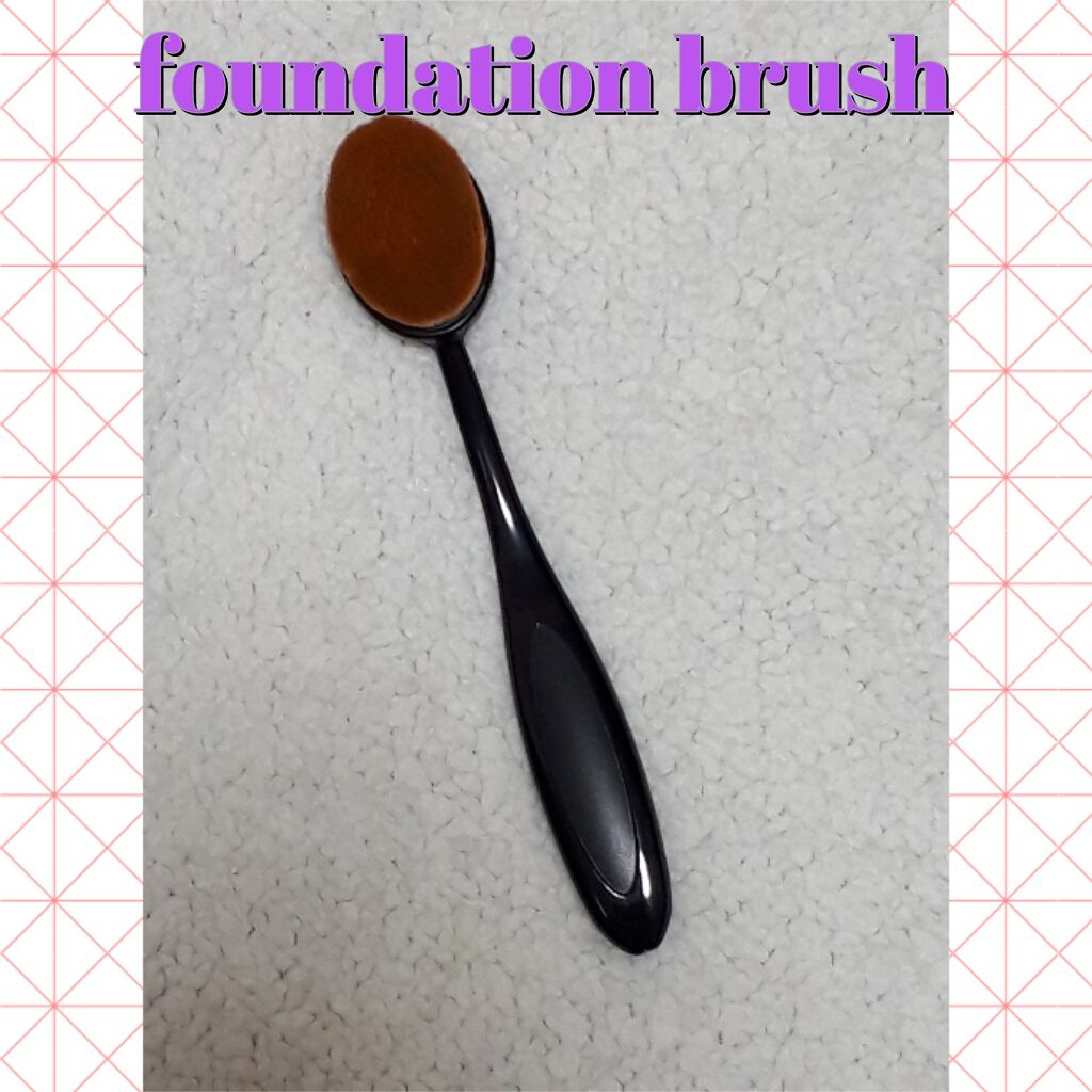 歯ブラシ型メイクブラシ/セリア/メイクブラシを使ったクチコミ(1枚目)