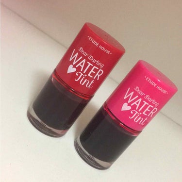 "ETUDE HOUSE   WATER TINT"

01 ストロベリーシロップ

02 チェリーシロップ

定価650円 内容量10ｇ


♡ 良い点 ♡
・コスパがいい
・デザインが可愛い
・テク