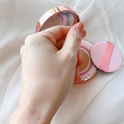 ピンクティーツリーカバークッション/APLIN/クッションファンデーションを使ったクチコミ(5枚目)