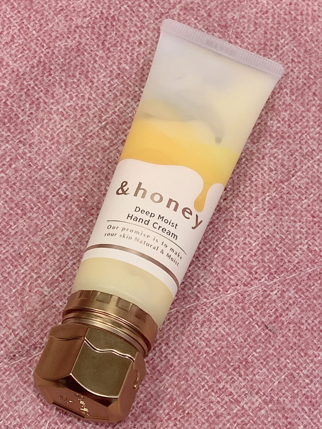 アンドハニー ディープモイスト ハンドクリーム/&honey/ハンドクリームを使ったクチコミ(1枚目)