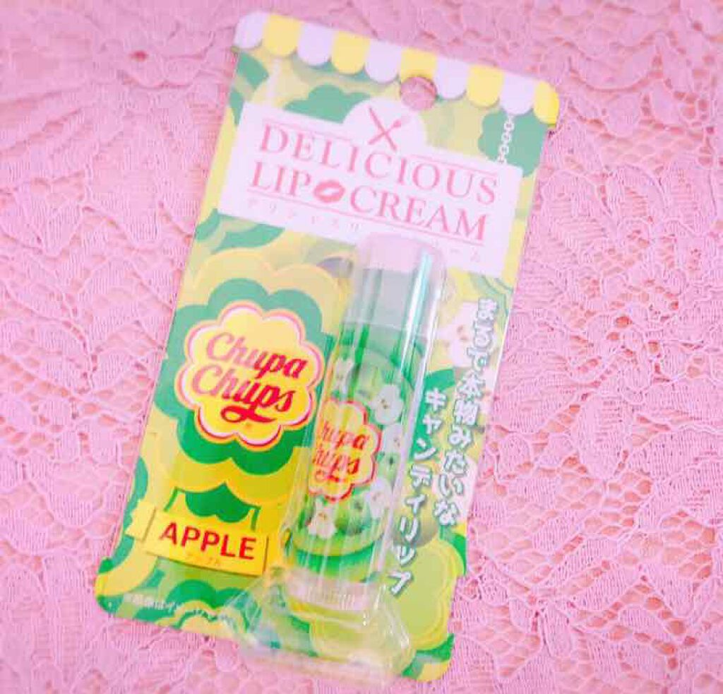 デリシャスリップクリーム Chupa Chups（チュッパチャプス）/デリシャスリップクリーム/リップクリームを使ったクチコミ（1枚目）