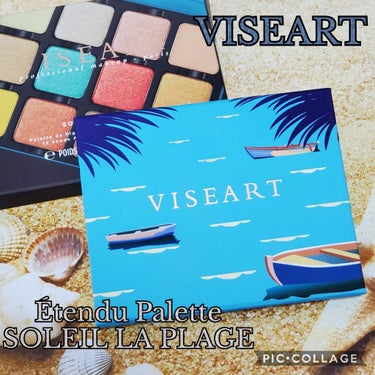 VISEART Étendu Palette   SOLEIL LA PLAGEのクチコミ「Victoriaちゃんの投稿を見て私も買っちゃった😆

『VISEART  Étendu Pa.....」（1枚目）