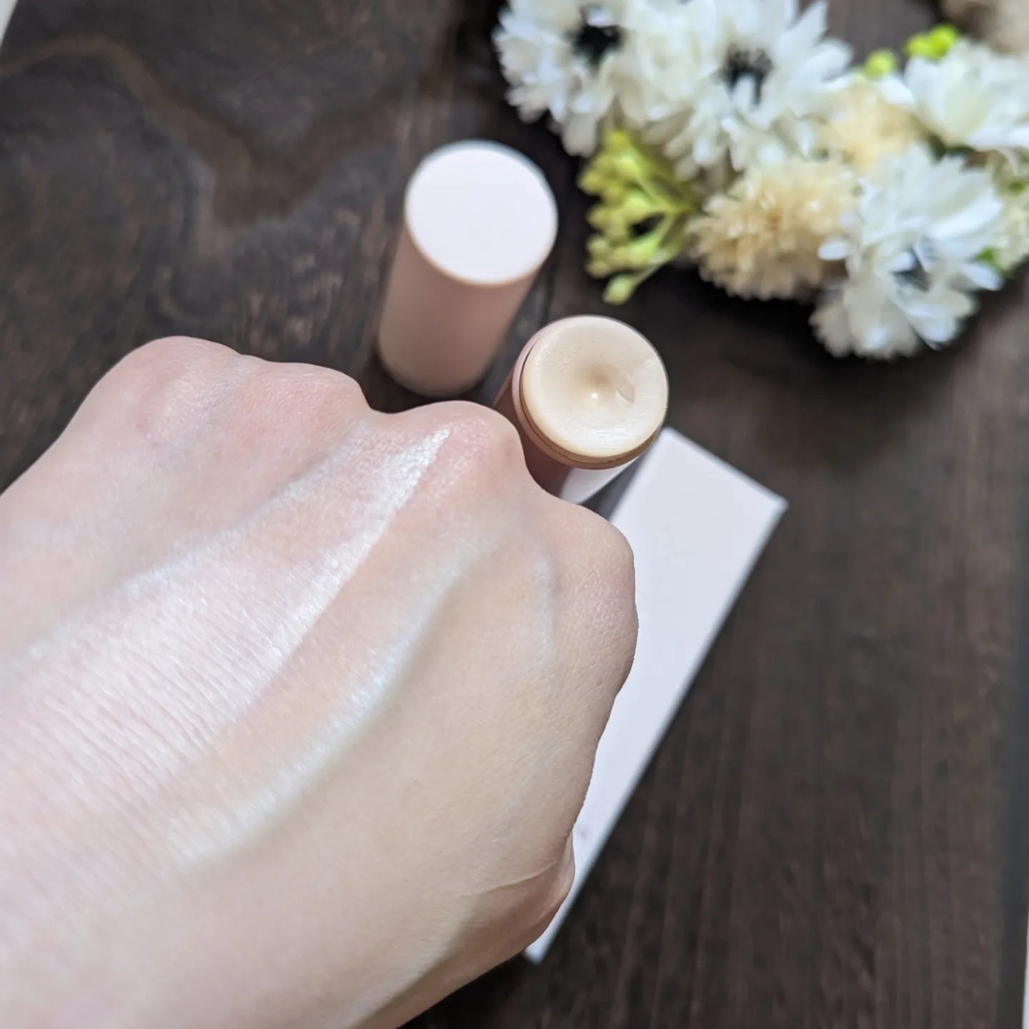 ヴィーガンナチュラルカバースティックファンデーション/DERMASHARE/その他ファンデーションを使ったクチコミ（3枚目）