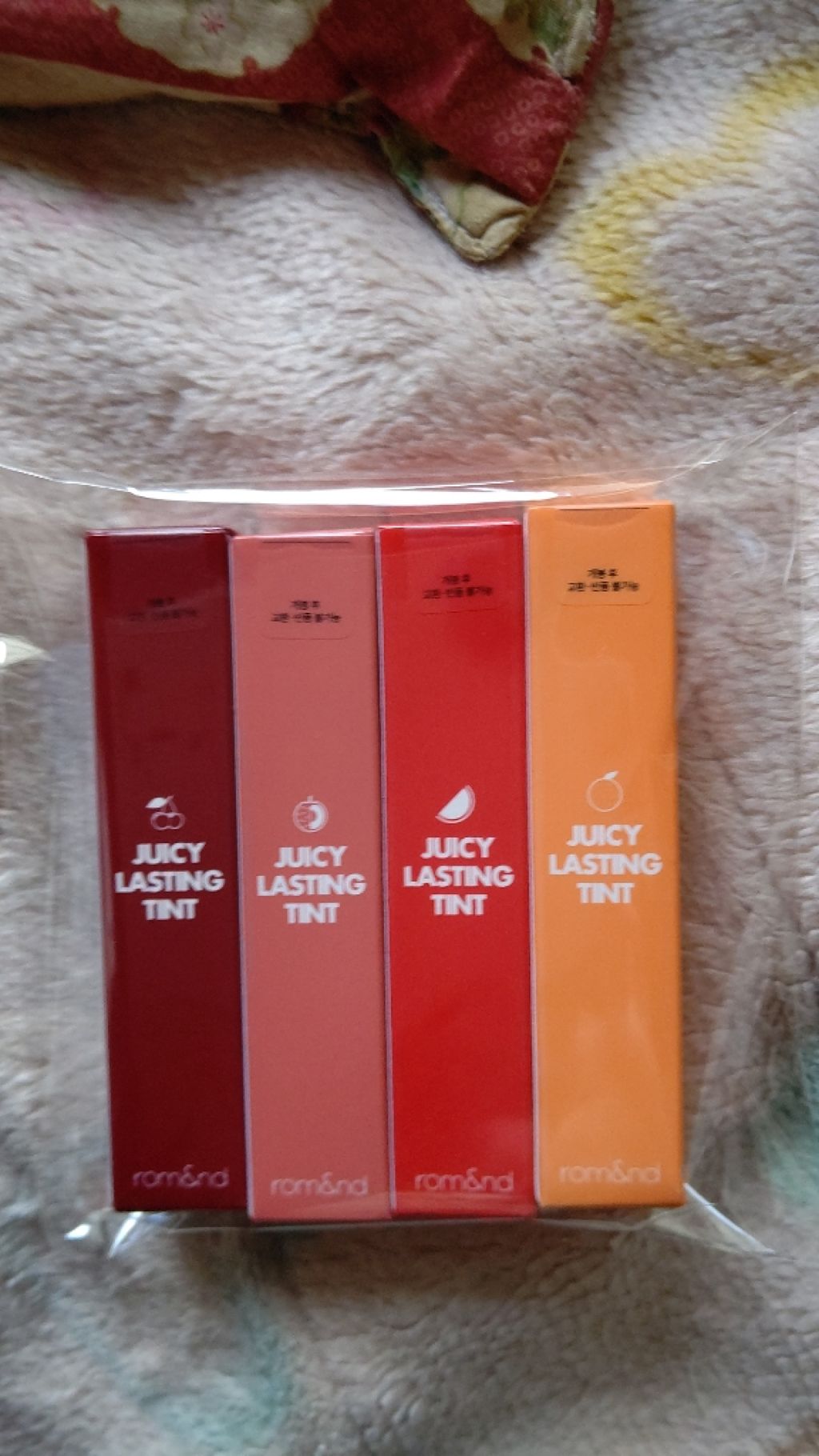 ジューシーラスティングティント/rom&nd/リップティントを使ったクチコミ（1枚目）