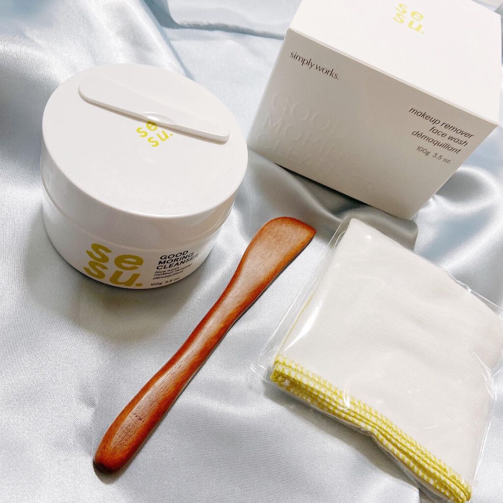 GOOD MORING CLEANSER/simply works/クレンジングバームを使ったクチコミ(3枚目)