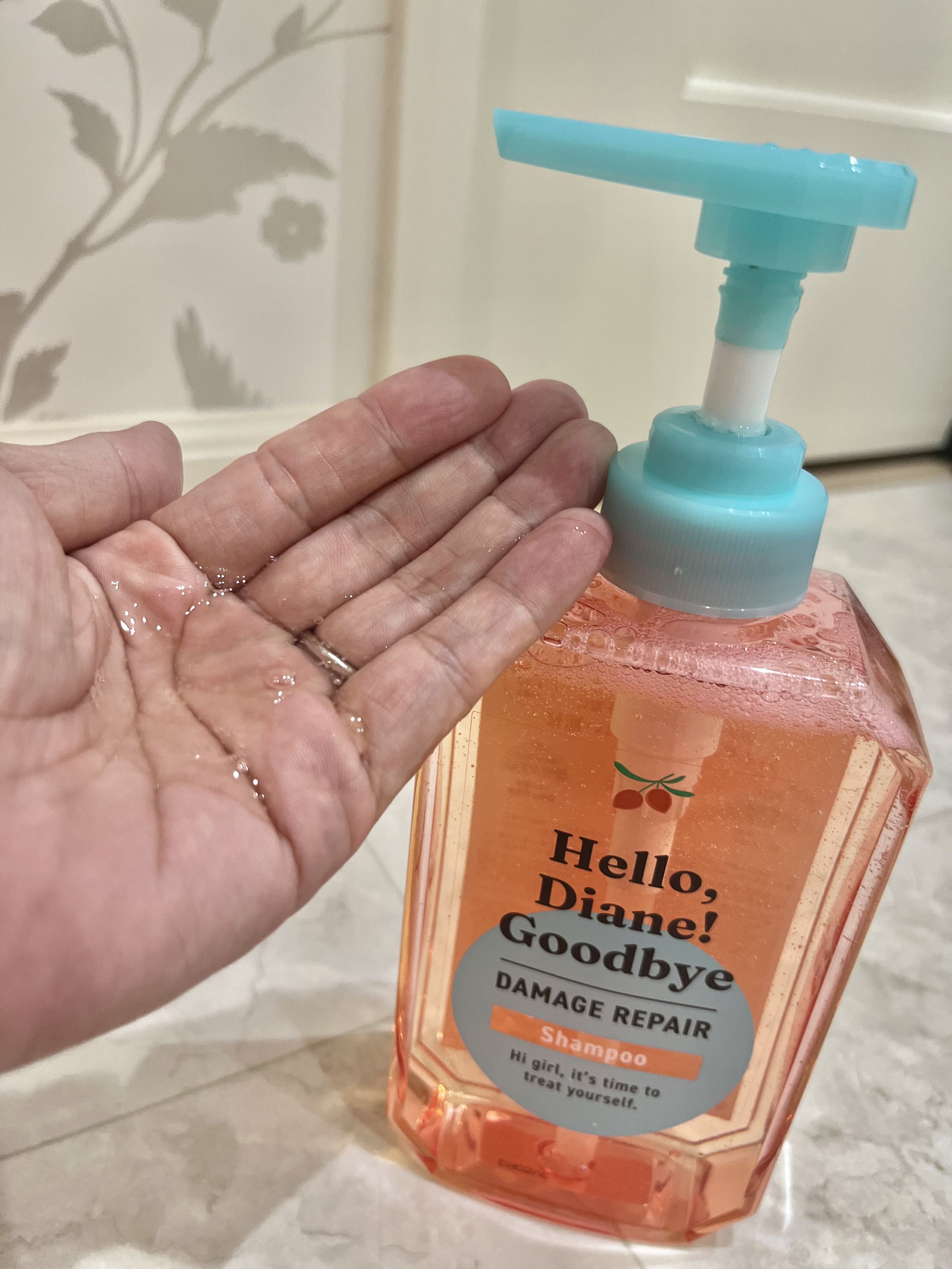 ハローダイアン グッバイ ダメージリペア シャンプー/トリートメント/ダイアン/市販シャンプーを使ったクチコミ（2枚目）