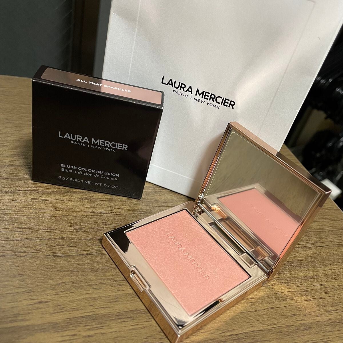 ローズグロウ イルミネーター /ローラ メルシエ/プレストパウダーを使ったクチコミ(1枚目)