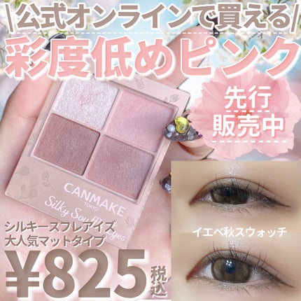 シルキースフレアイズ(マットタイプ)/キャンメイク/アイシャドウパレットを使ったクチコミ(1枚目)