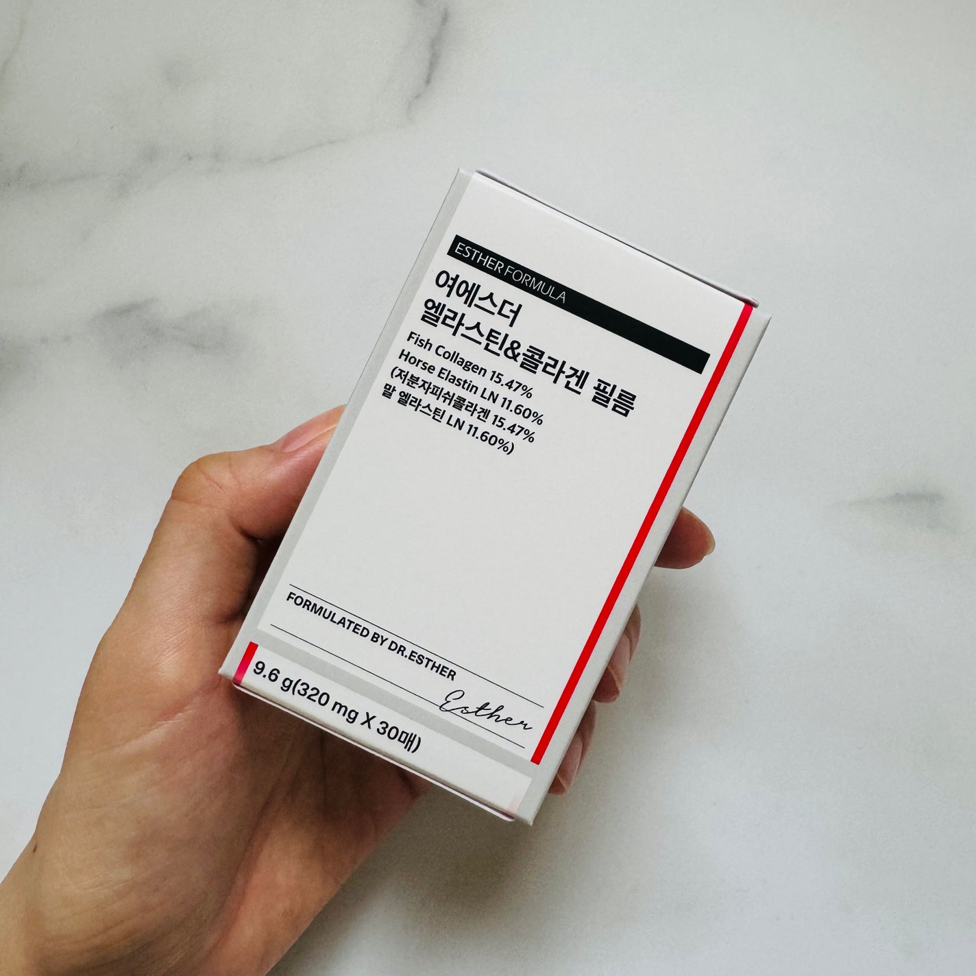 ヨエスターエラスチン&コラーゲンフィルム/ESTHER FORMULA/健康サプリメントを使ったクチコミ(1枚目)