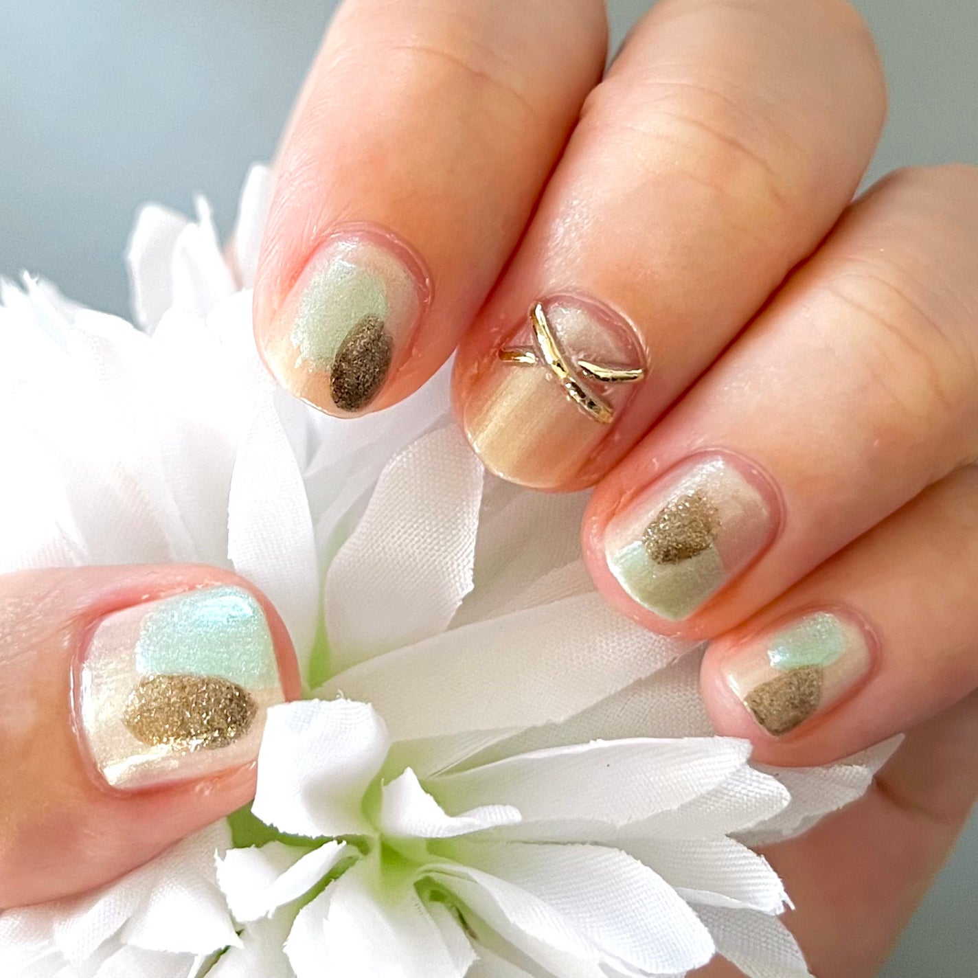 ネイルシール/セリア/ネイルシールを使ったクチコミ(1枚目)