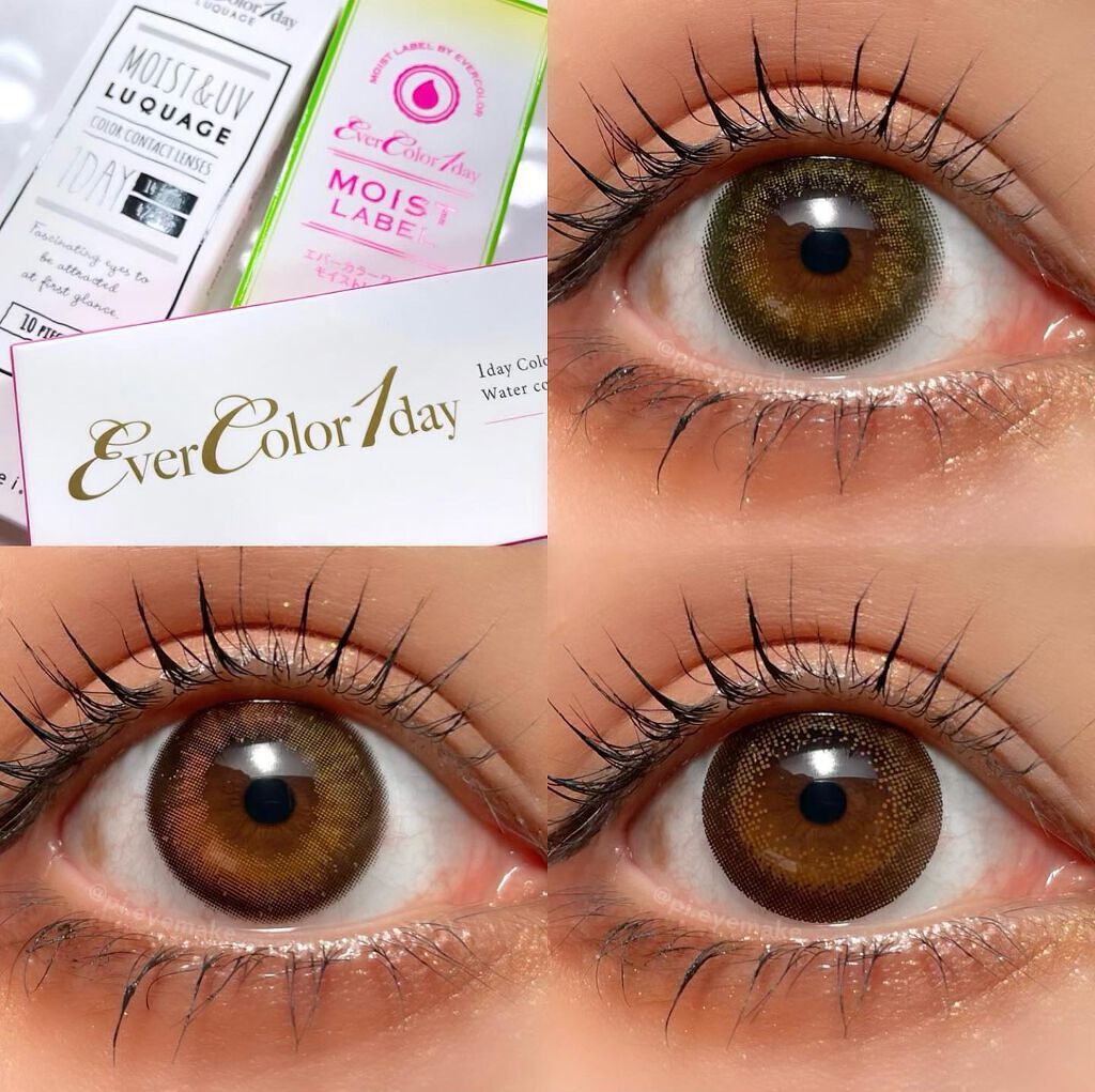 エバーカラーワンデー ルクアージュ/エバーカラー/ワンデー(1DAY)カラコンを使ったクチコミ(1枚目)