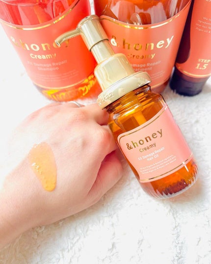 &honey  Creamy EXダメージリペアヘアオイル3.0/&honey/ヘアオイルを使ったクチコミ(2枚目)