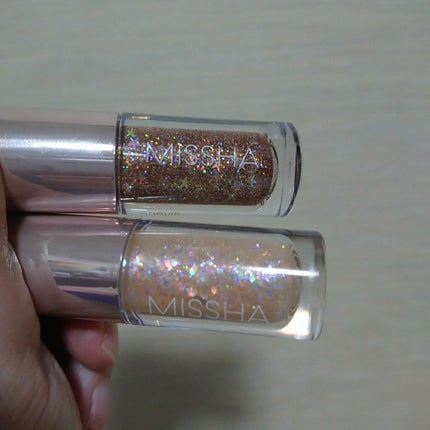 グリッタープリズム リキッド/MISSHA/グリッターを使ったクチコミ(1枚目)