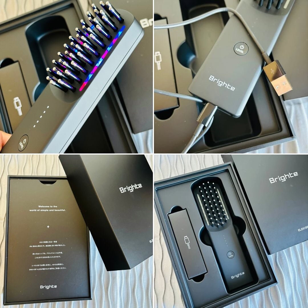 エレキブラシ/Brighte/美顔器・マッサージを使ったクチコミ(4枚目)